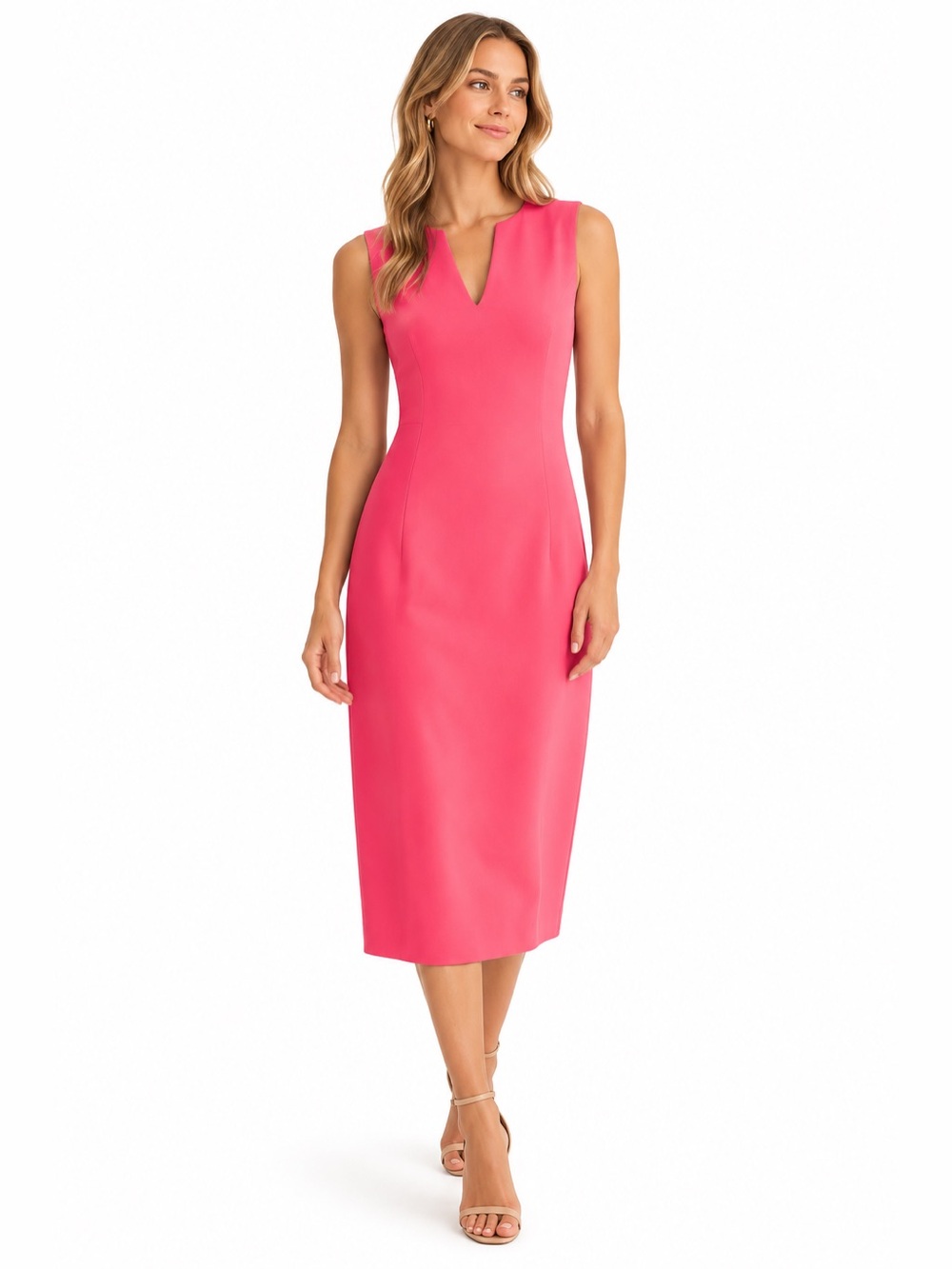 NWT J. Crew Interview dress in four-season stretch in pink 0